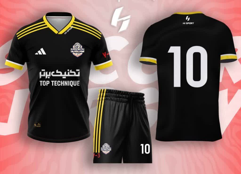 نمونه لباس ورزشی باشگاه تکنیک برتر بابلسر